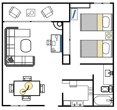 Double Suite - Moon Photo 4
